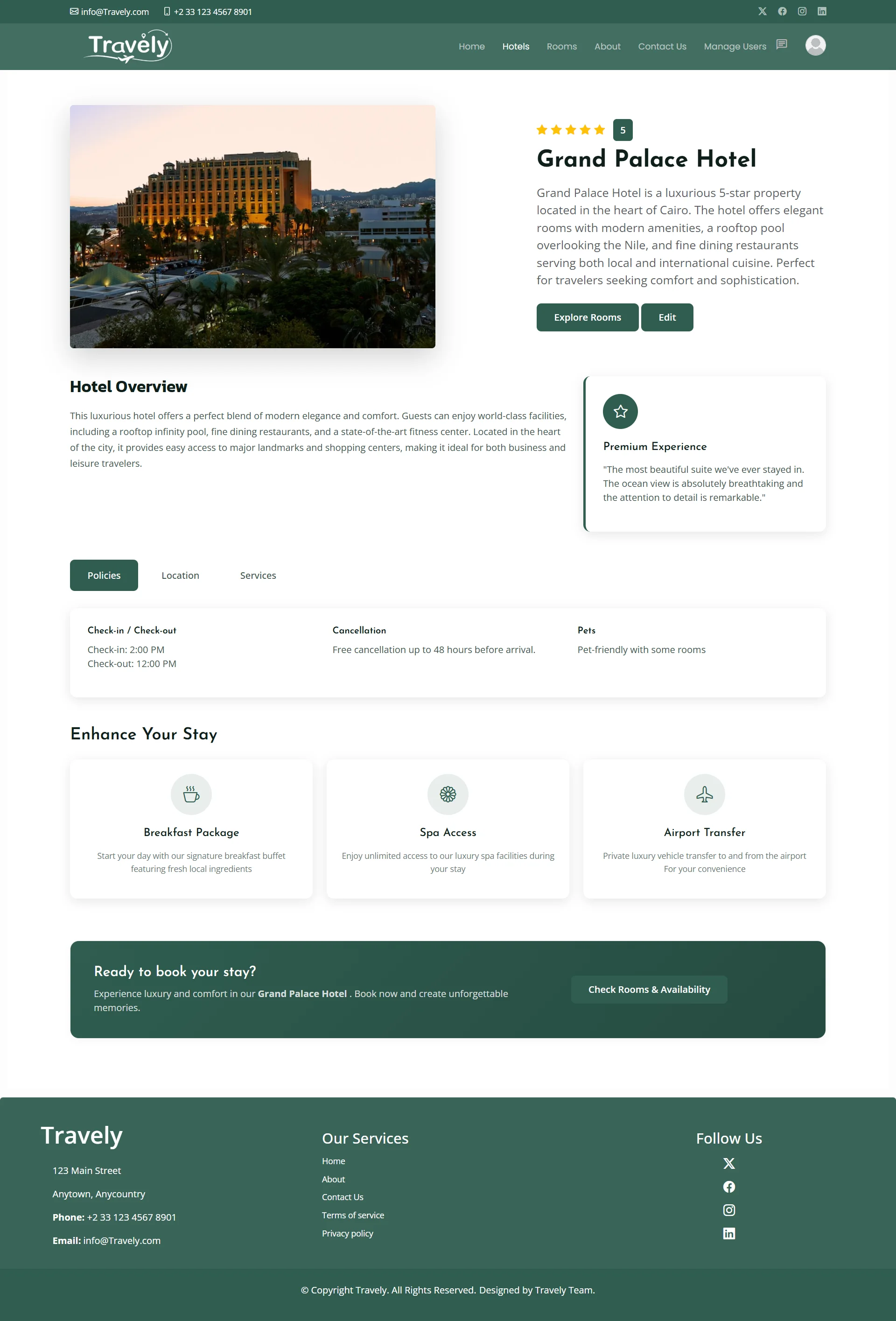Hotel Details